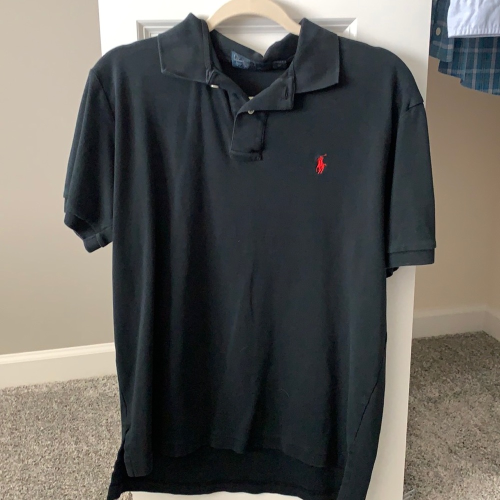 Men’s Polo T shirt—black
